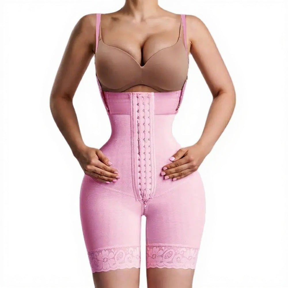 Colombian Hourglass Body Shaper for Women – Firm Compression Waist Trainer Corset
