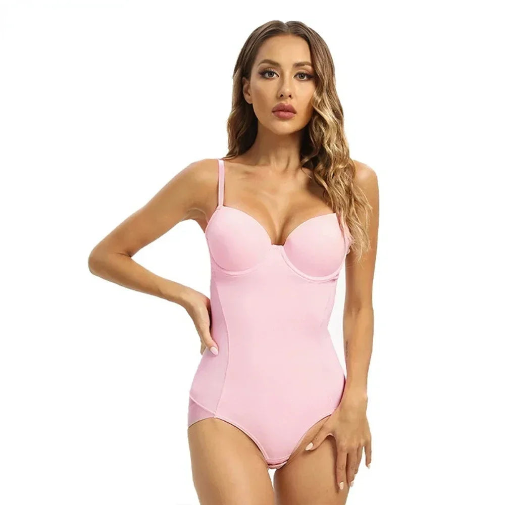 Women's Corset Bodysuit Shapewear – Slimming Underwire Lingerie