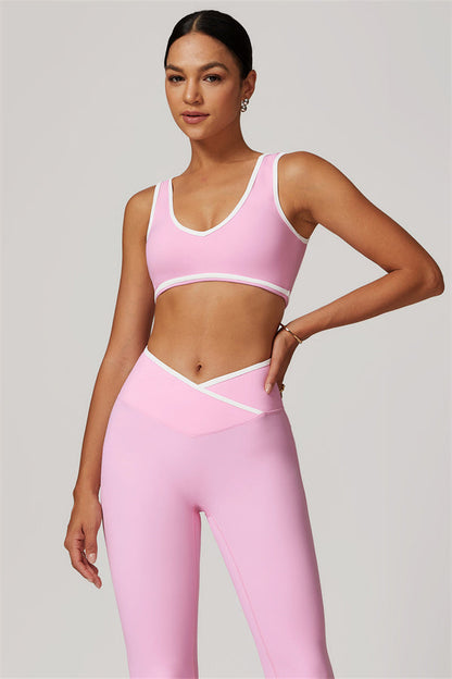 The Stamina Sports Bra Flared Leggings 2-Piece Set