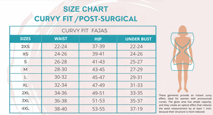 09479 High Compression Post-Surgical Body Shaper with Adjustable Support & Buttock Enhancement