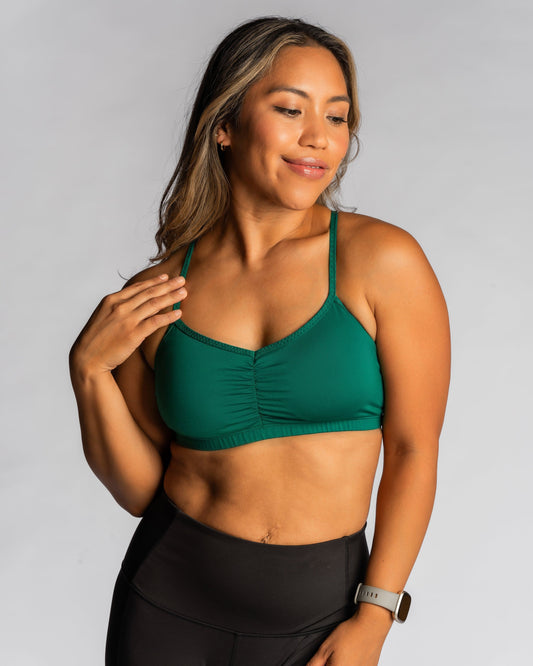 Adjustable Bra â€“ Emerald Green