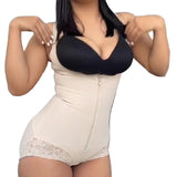 Stage 2 Full Body Shaper for Women – Tummy Control Open Bust Thong Shapewear