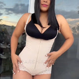 Stage 2 Full Body Shaper for Women – Tummy Control Open Bust Thong Shapewear