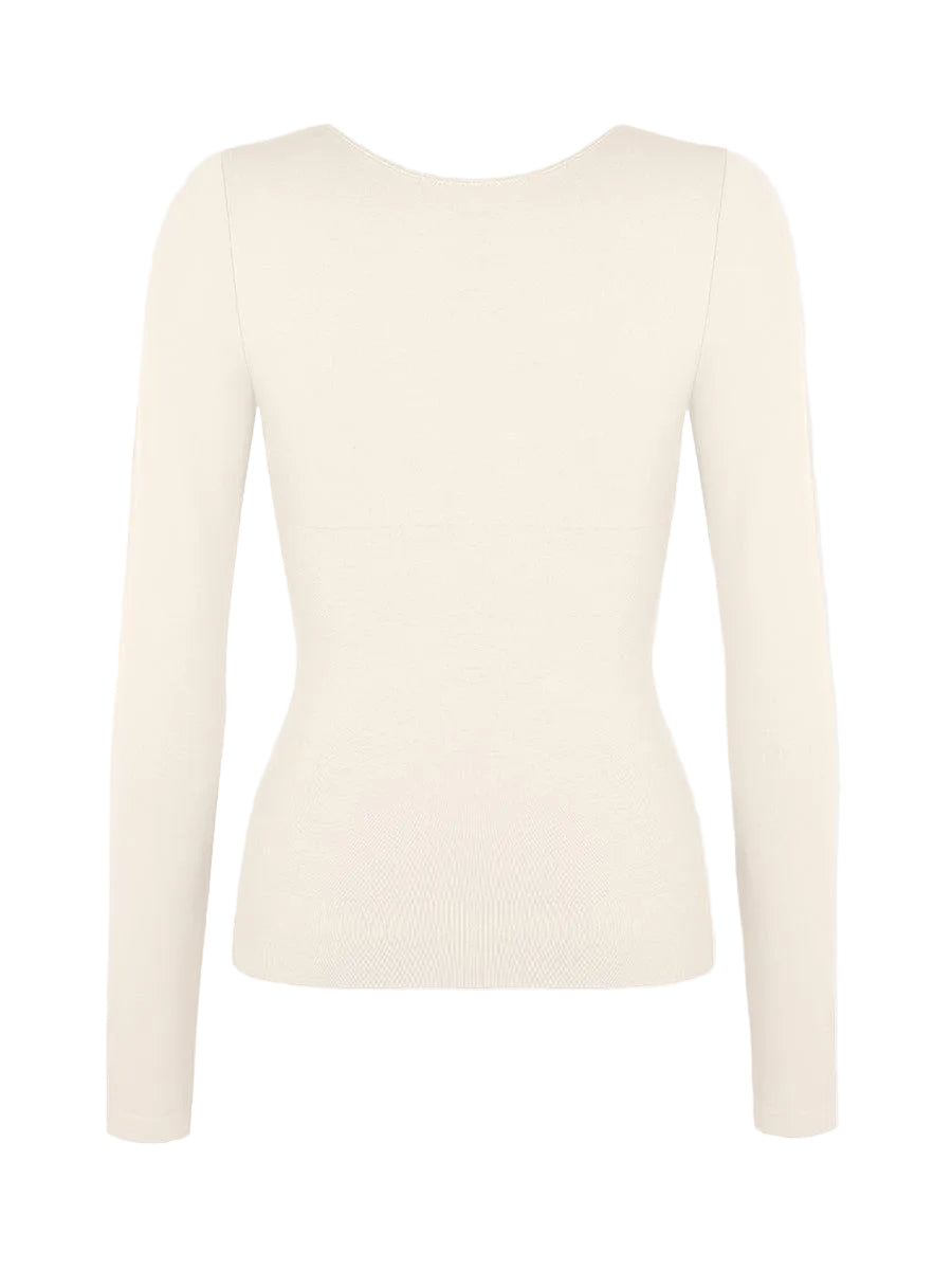 Seamless Diamond Neck Bust Support Waist and Tummy Control Shaping Top