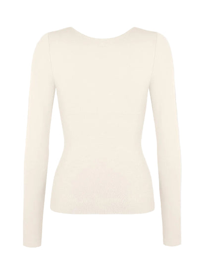 Seamless Diamond Neck Bust Support Waist and Tummy Control Shaping Top