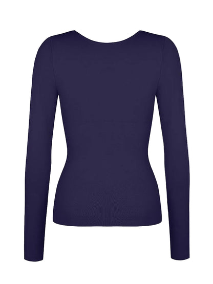 Seamless Diamond Neck Bust Support Waist and Tummy Control Shaping Top