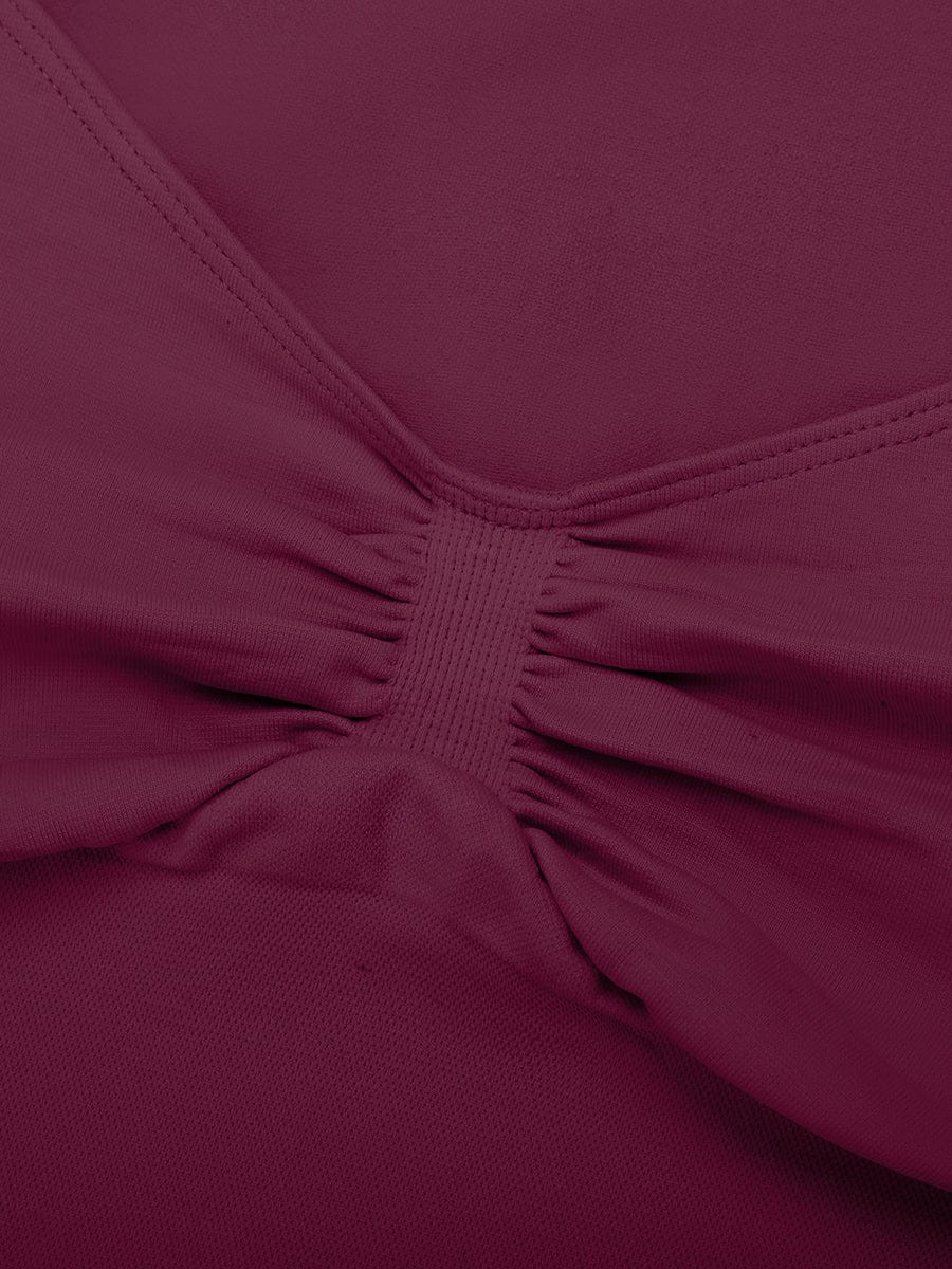 Seamless Diamond-Neck Bust Support Shaping Top
