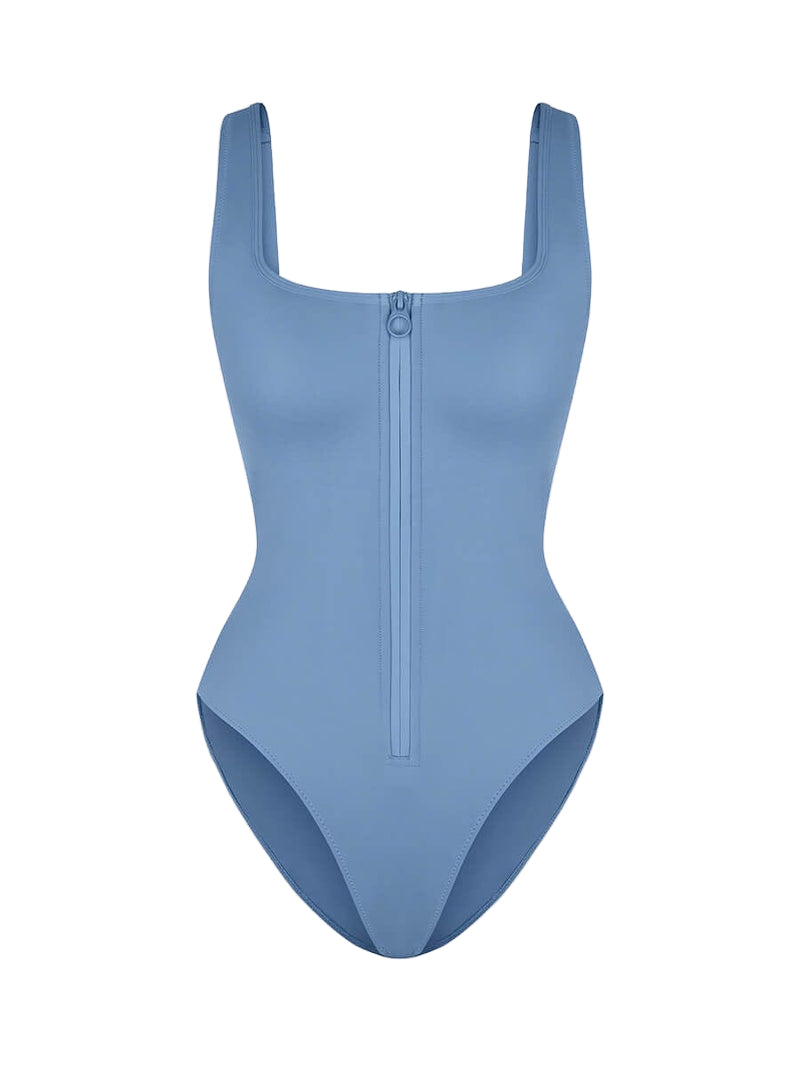 Tummy-Control One-Piece Swimsuit