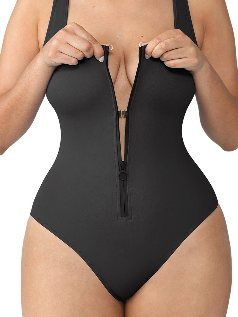Tummy-Control One-Piece Swimsuit