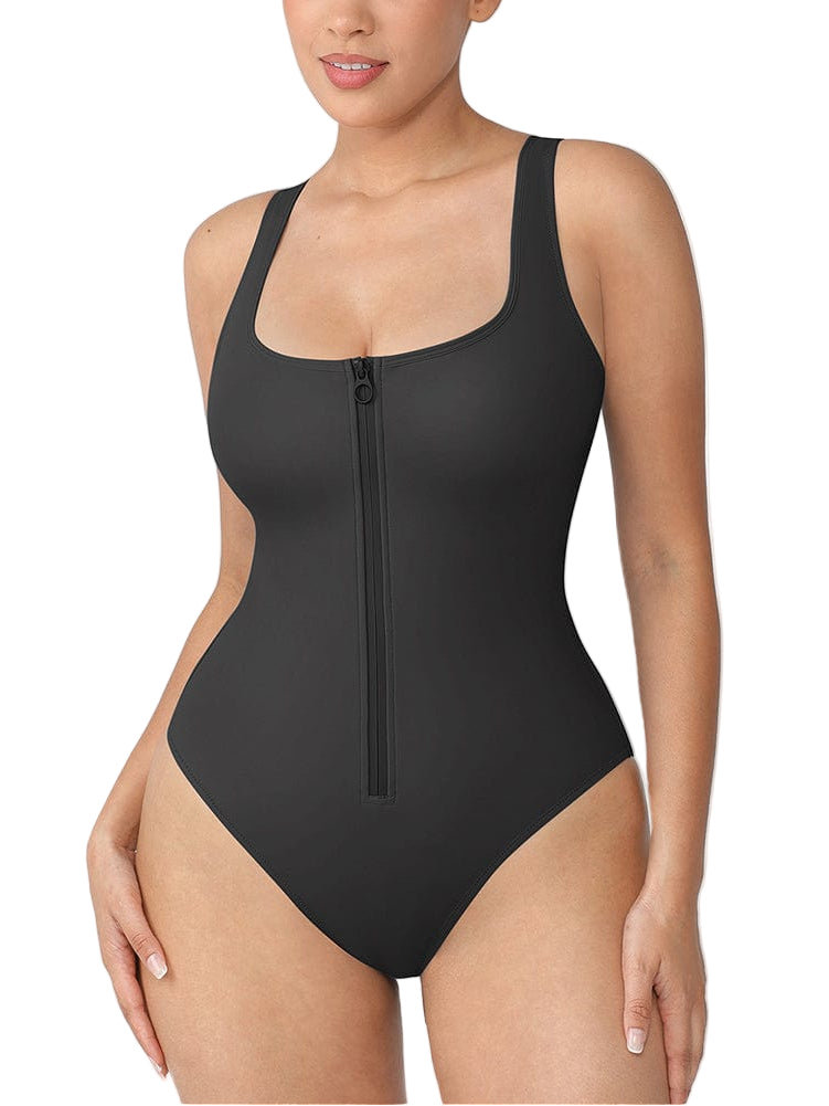Tummy-Control One-Piece Swimsuit