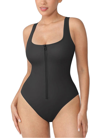 Tummy-Control One-Piece Swimsuit