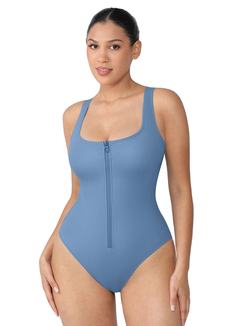 Tummy-Control One-Piece Swimsuit