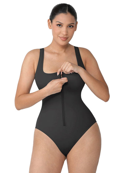 Tummy-Control One-Piece Swimsuit