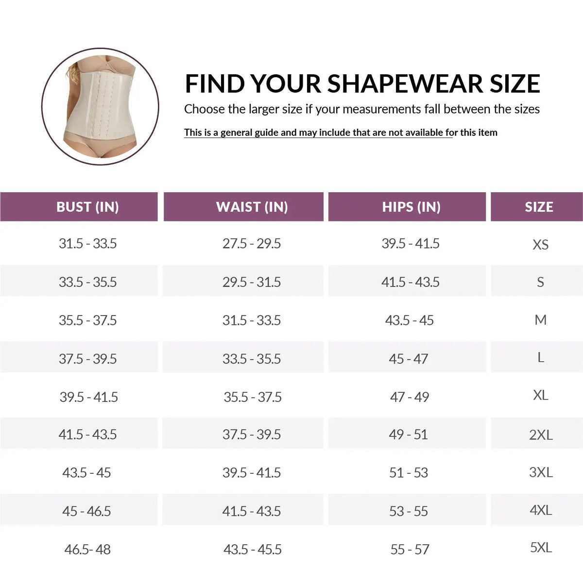 CURVEEZ Waist Trainer Long Latex