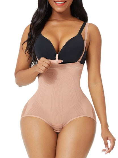 Women Plus Size Seamless Shapewear Bodysuit Anti-Slip Stretchy