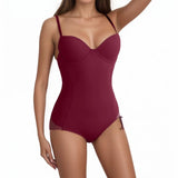 White Underwire Bodysuit Shapewear for Women