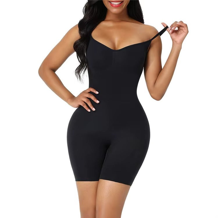 Women’s Sexy One-Piece Jumpsuit Tummy Control, Waist-Cinching & Bust Support Bodysuit