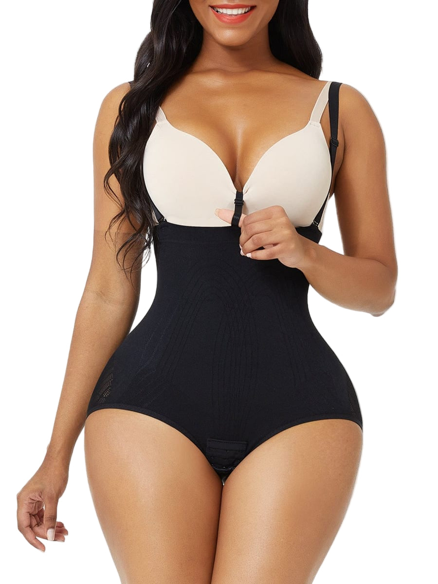 Women Plus Size Seamless Shapewear Bodysuit Anti-Slip Stretchy