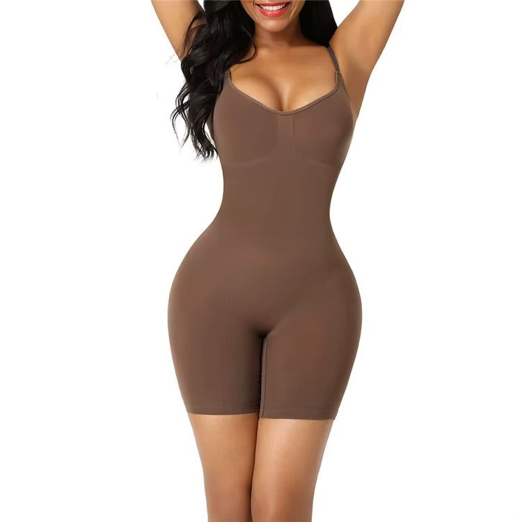 Women’s Sexy One-Piece Jumpsuit Tummy Control, Waist-Cinching & Bust Support Bodysuit