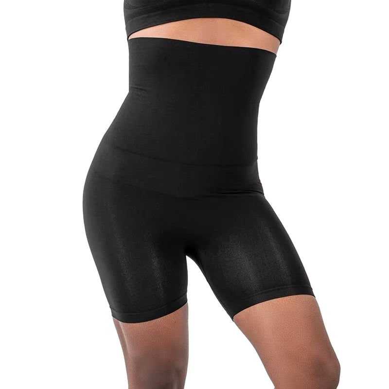 Seamless body shaper shorts for women – tummy control underwear.