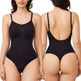 Women’s Backless Shapewear Bodysuit – Seamless Tummy Control Corset Lingerie Body Shaper
