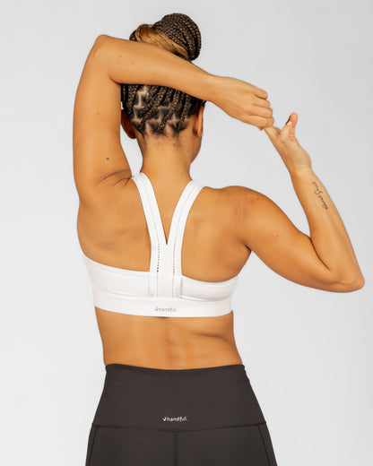 Y-Back Bra – No Headlights White