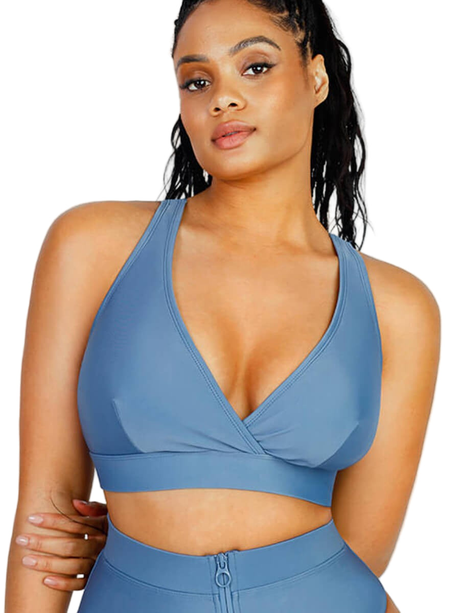 Surplice Neckline Bodysuit