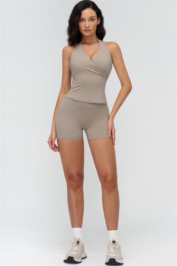 The Stride Crop Top Shorts 2-Piece Set