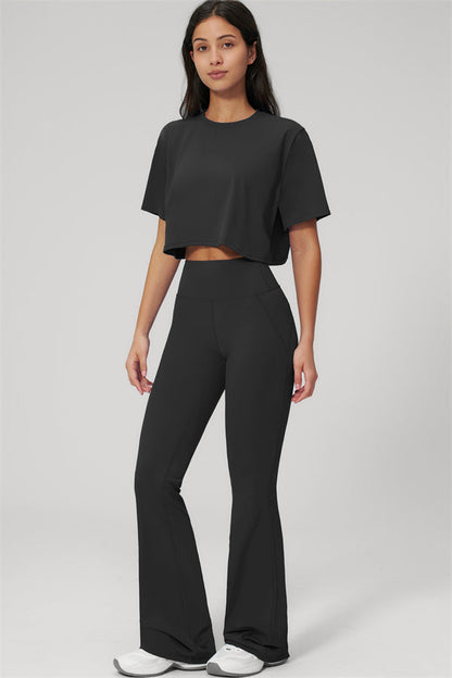 The Bold T-shirt Flared Leggings 2-Piece Set