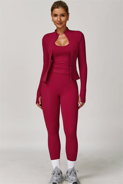 The Surge Halter Crop Top Leggings 2-Piece Set