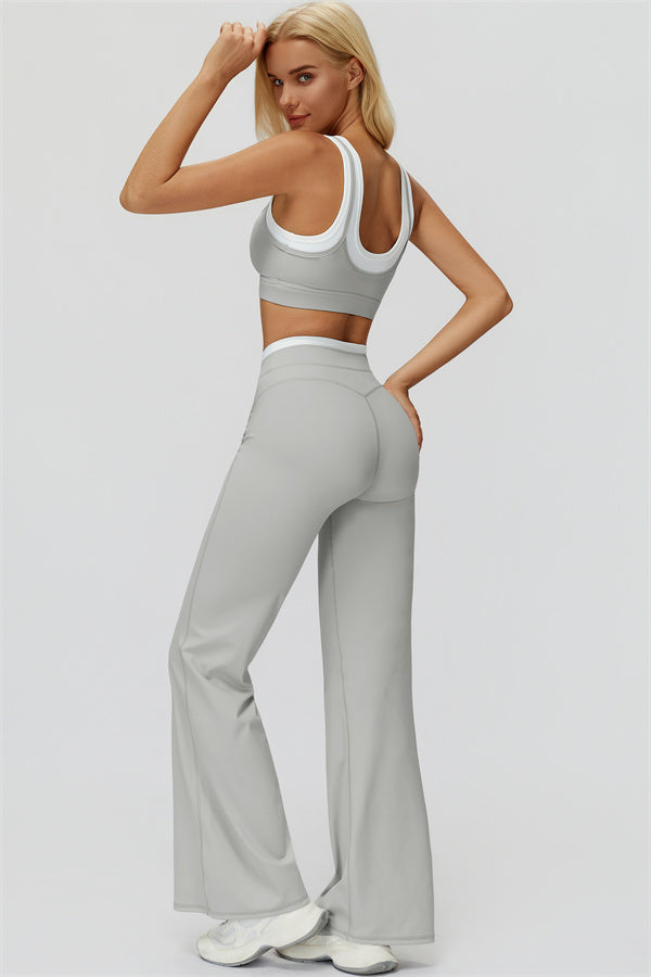 The Canyon Sports Bra Flared Leggings 2-Piece Set
