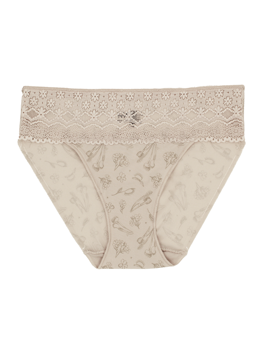 Lace Trim Hipster
