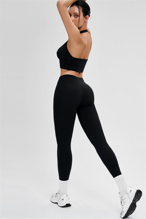 The Stride Crop Top Isabella Leggings 2-Piece Set
