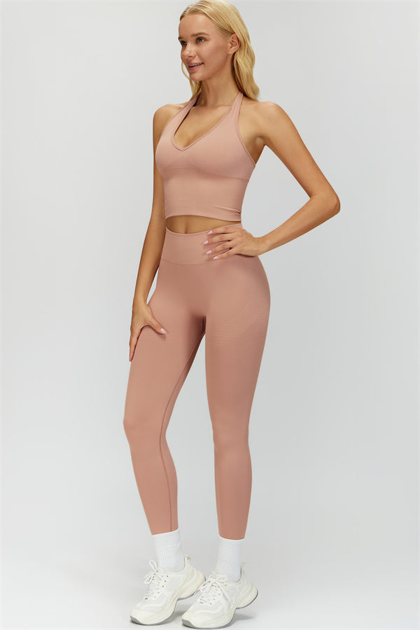 The Delight Halter Top Leggings 2-Piece Set