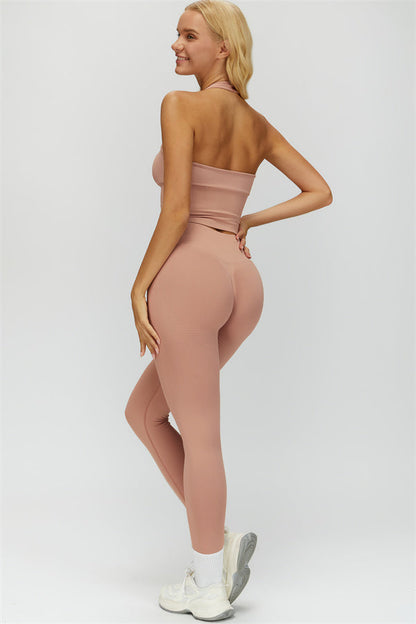 The Delight Halter Top Leggings 2-Piece Set
