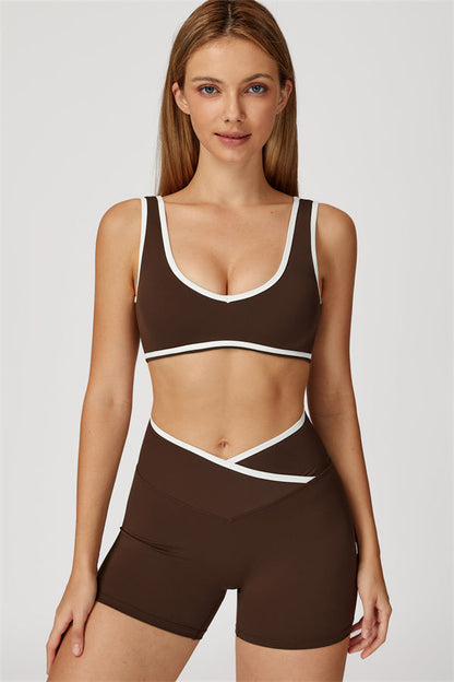 The Stamina Sports Bra Shorts 2-Piece Set