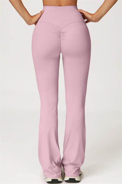 The Lily Belle Crop Top Flared Leggings 2-Piece Set