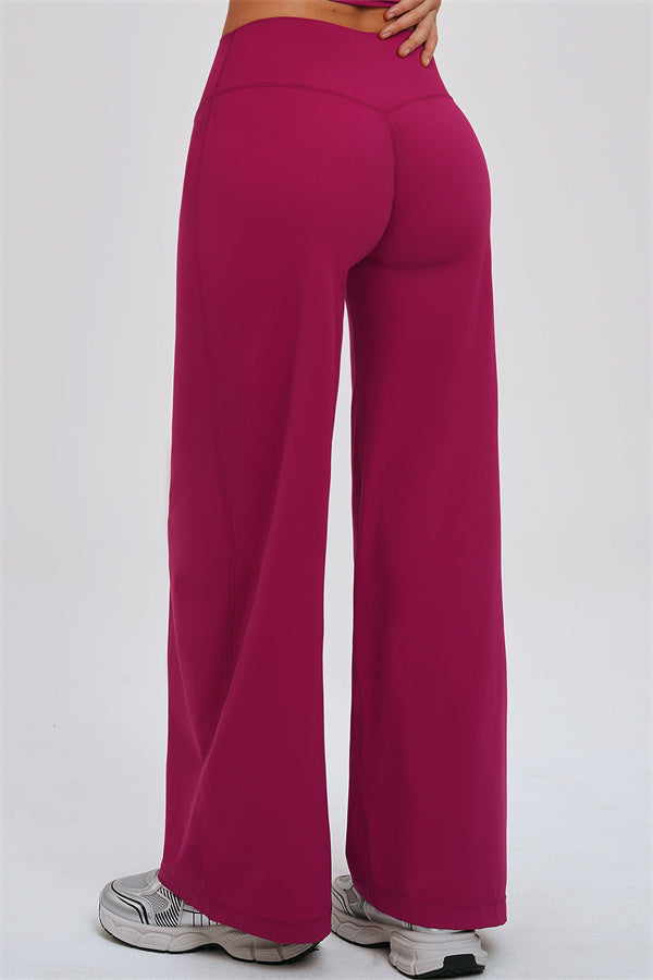 The Stride Crop Top Straight Leg Pants 2-Piece Set