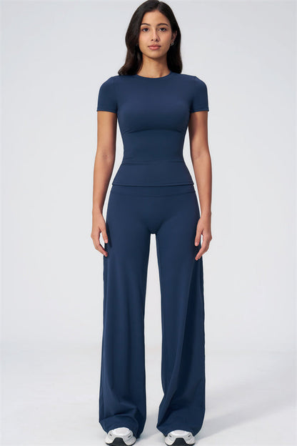 The Dynamic T-shirt Straight Leg Pants 2-Piece Set