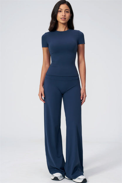 The Dynamic T-shirt Straight Leg Pants 2-Piece Set