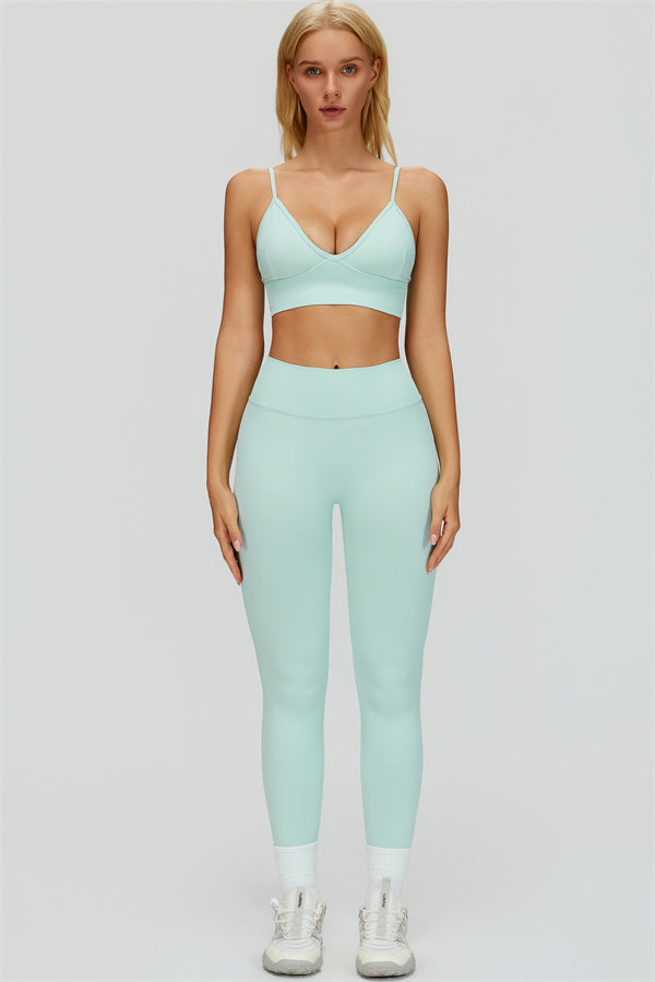 The Empower Jacket Sports Bra Leggings 3-Piece Set