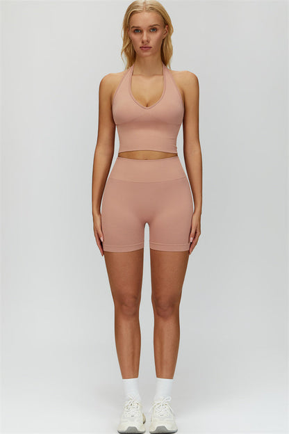 The Delight Jacket Sports Bra Shorts 3-Piece Set