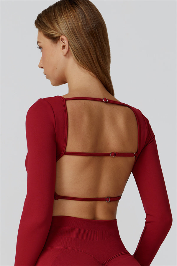 The Reign Long Sleeve Crop Top