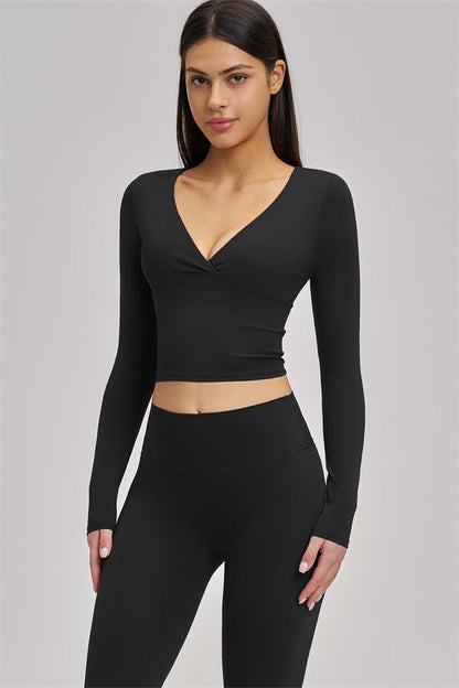 The Swoon Long Sleeve Crop top