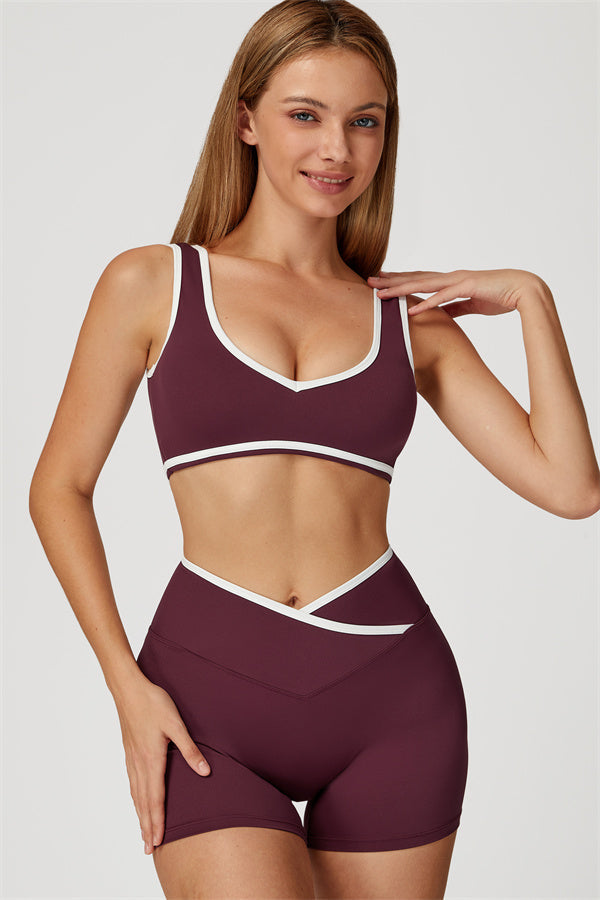 The Stamina Sports Bra Shorts 2-Piece Set