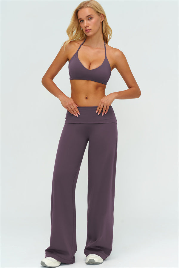 The Twirl Sports Bra Straight Leg Pants 2-Piece Set