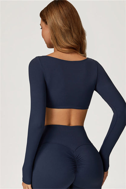 The Lily Belle Crop Top Flared Leggings 2-Piece Set