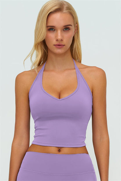 The Twirl Zip Jacket Halter Tank Top Leggings 3-Piece Set