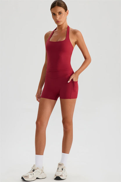 The Glee Halter Tank Top Shorts 2-Piece Set