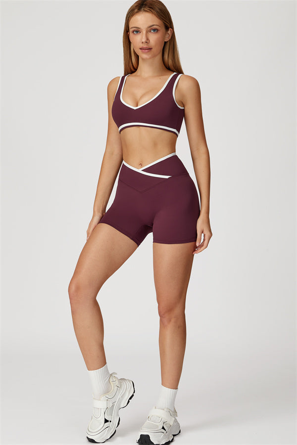 The Stamina Sports Bra Shorts 2-Piece Set